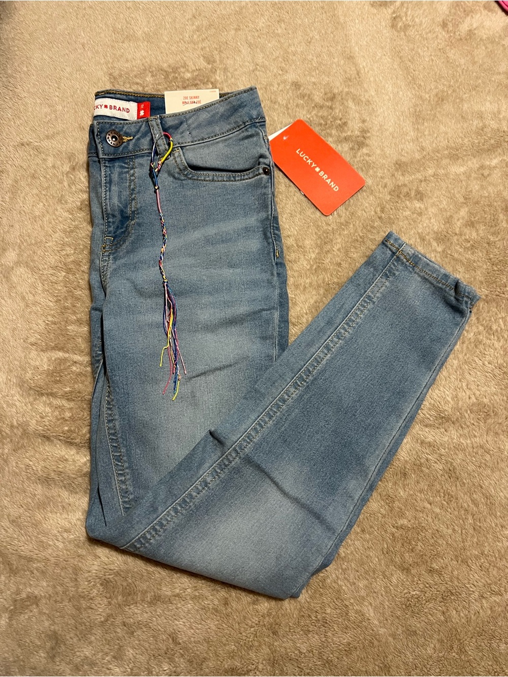 Lucky Brand Girl’s Light Wash Skinny Jeans